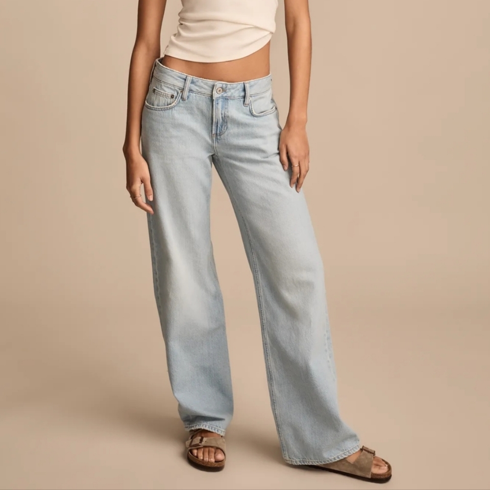 Lucky Brand Light Blue Wide Leg